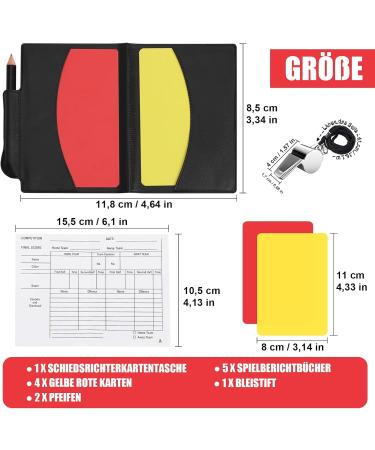 Buy Gvivej Referee Set - Football Referee Cards & Whistle Kit for Sports Coaching | International Shipping Available - Buy Online on SooperMarket.com