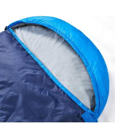 Oaskys Camping Sleeping Bag - 3 Season Lightweight Waterproof for Adults & Kids - Ideal for Summer, Spring, Fall - Camping Gear for Traveling and Outdoors - Blue - Buy Online on SooperMarket.com
