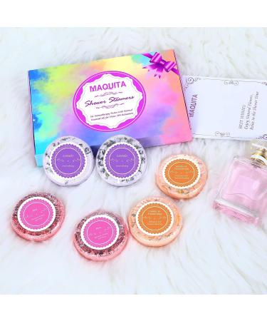 MAQUITA 6 Pcs Shower Steamers Aromatherapy Gift Set for Men and Women - Relaxing Spa Experience for Special Occasions - Buy Online on SooperMarket.com