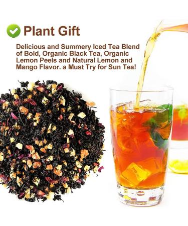 Plant Gift Hawaiian Black Tea Oganic Fruit Herbal Tea All Natural Flavors Loose Leaf Ceylon Roselle Papaya Pineapple Mango Grape Lemon Non GMO Vegan Tea Bags Into Iced Tea & Hot Tea 70G/2.5oz - Buy Online on SooperMarket.com