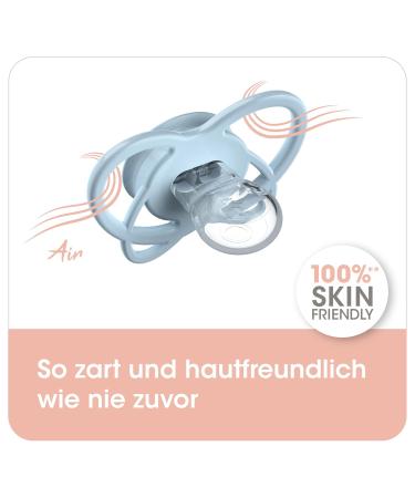 Nip Schnuller My Butterfly - Sustainable Silicone Pacifier for Infants (5-18 Months) - Eco-Friendly Lightweight Jaw-Friendly Brown Size 2 - Buy Online on SooperMarket.com