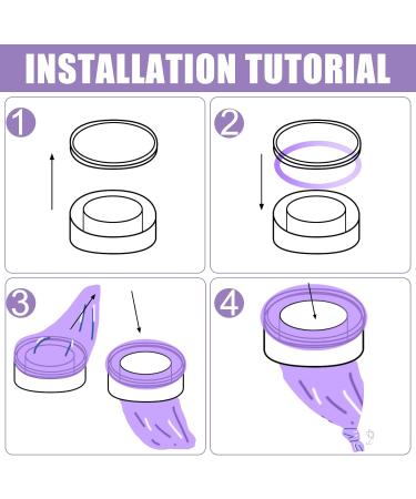Buy 10pcs NizirioOo Refill Film for Diaper Pail - Odor-Tight Cassettes Compatible with Tommee Tippee Sangenic Tec | International Shipping Available - Buy Online on SooperMarket.com