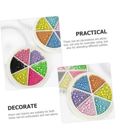 minkissy 2 Boxes Nail Art Macaron Colored Steel Balls Nail Decorations Accessories Mini Miss - Buy Online on SooperMarket.com