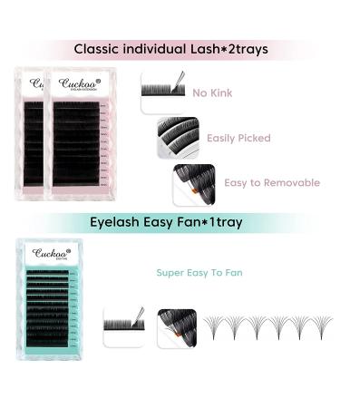 Cuckoo Eyelash Extension Kit - Mannequin Head Practice Set for Beginners with Mini Fan Dryer - Training Supplies for Lash Grafting - Extension Kit A3 - Buy Online on SooperMarket.com