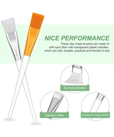 6 Pieces Facial Mask Brushes Soft Face Mask Brush Applicator Makeup Brushes Facial Application Brush Cosmetic Tools with Clear Plastic Handle for Skin Care Mask Applicator Tools - Buy Online on SooperMarket.com