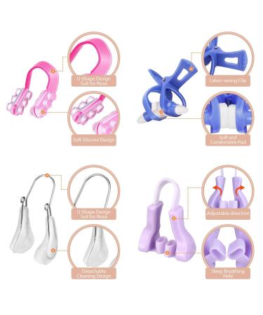 Nose Up Lifting Clips - Set of 4 Silicone Nose Bridge Slimming Tools for Women - Buy Online on SooperMarket.com