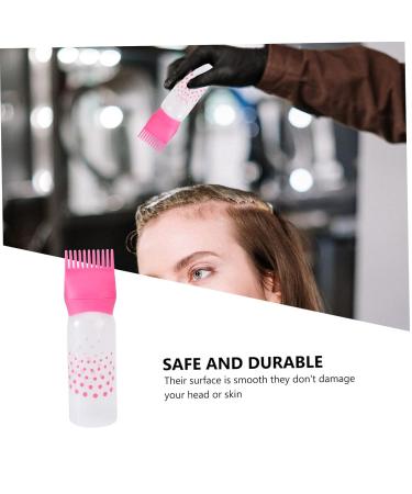 3-Pack Hair Dye Applicator Flap with Comb Squeeze Bottle Tool for Hair Coloring & Tinting Ideal for Hairdressers - 17x4.5cm - Buy Online on SooperMarket.com