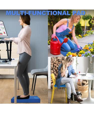 5BILLION XL Foam Balance Pad for Physical Therapy & Yoga - Non-Slip Exercise Pad for Fitness & Stability Workouts - Blue, Large Size (19.6 x 15.7 x 2.4) - Buy Online on SooperMarket.com