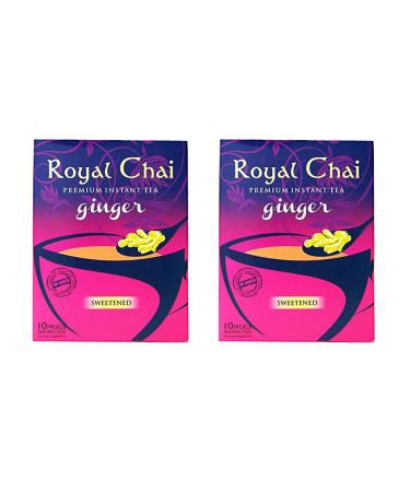 Royal Chai - Premium Instant Tea - Ginger (sweetened) 220g x 2