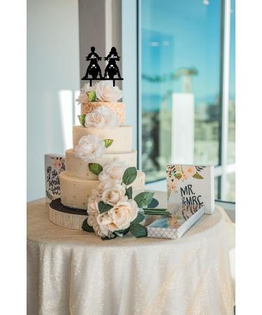 Motorcycle Wedding Cake Topper Ride with Me Forever Cake Topper Funny Mr & Mrs Cake Topper for Wedding/Anniversary/Bridal Shower Party Decor - Buy Online on SooperMarket.com