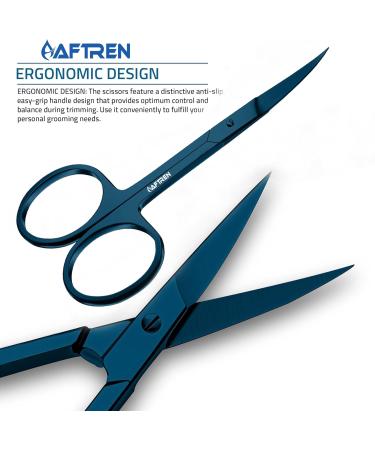 Nail Scissors Toenail Scissors Mustache Face Nose Ears Hair Care Beauty Cuticle Scissors Manicure Pedicure Sharp Curved Blades Professional Scissors for Men Women 3.7 - Buy Online on SooperMarket.com