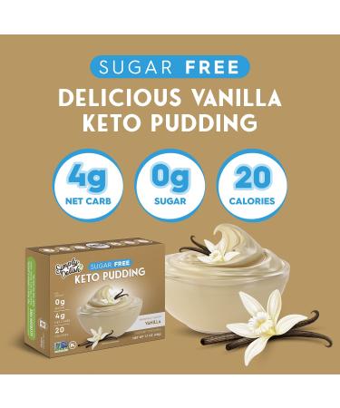 Simply Delish Instant Pudding Mix Variety Pack - Plant Based Sugar Free Desserts - Non GMO, Gluten Free, Vegan, Keto Friendly - 0.7 oz (Pack of 12) - Buy Online on SooperMarket.com