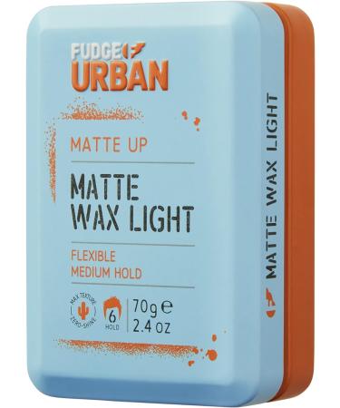 Fudge Urban Matte Wax 70g - Light Flexible Hold Men's Hair Styling Wax | Non-Sticky & Invisible Texture - Buy Online on SooperMarket.com