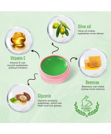 PERMANIA Lash Lift Balm Glue 0.35oz - Strong Viscosity and Water Solubility - Apple Scented - Buy Online on SooperMarket.com