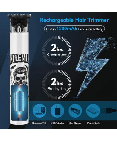BESTBOMG Electric Clippers - Rechargeable Cordless T-Blade Trimmer & Beard Grooming Kit for Men - Buy Online on SooperMarket.com