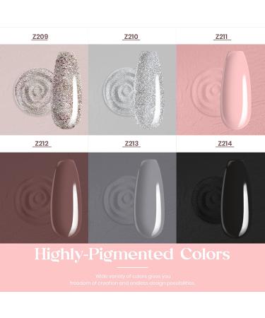 Beetles Dipping Powder Nail Starter Kit - 6 Color Set for French Manicure - Nail Art Kit with Essential Tools - Withering Rose II - Buy Online on SooperMarket.com