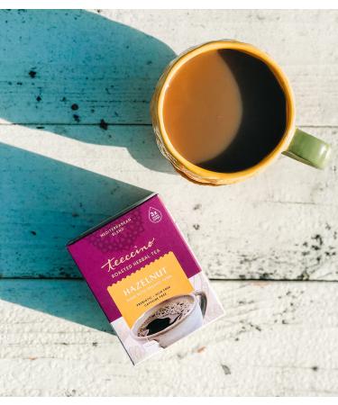 Teeccino Hazelnut Roasted Herbal Tea - Caffeine Free, Medium Roast, 25 Tea Bags | 5.3 oz (150 g) - Buy Online on SooperMarket.com