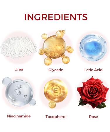 OUKEYA Foot Mask 3 Pairs: Nourish Foot Mask Dermatologically Tested Repairs Heels & Soften Dry Dead Skin for Cracked Feet(No Peeling) Rose - Buy Online on SooperMarket.com