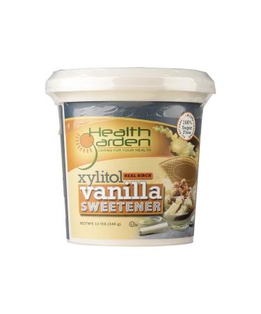 Health Garden Birch Xylitol Vanilla Sugar Free Sweetener - Non GMO - Kosher - Made in the U.S.A. - Keto Friendly (12 oz)