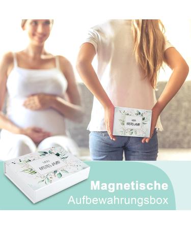 Marveligths 50 Milestone Cards - Perfect Baby Gift for Newborns | Unique Baby Art Cards & Pregnancy Gift Set - Buy Online on SooperMarket.com