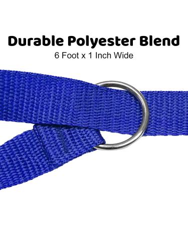 Downtown Pet Supply 6ft Dog Kennel Slip Lead Leash - Veterinarian Approved for Grooming, Daycare & Rescue - Bulk Pack of 6 Thick Leashes for Dogs - Buy Online on SooperMarket.com