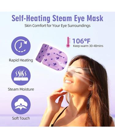 Serfeymi 16-Pack Self-Heating Steam Eye Masks for Sleeping - Lavender & Chamomile | Disposable Eye SPA Mask for Mother's Day Gifts - Buy Online on SooperMarket.com