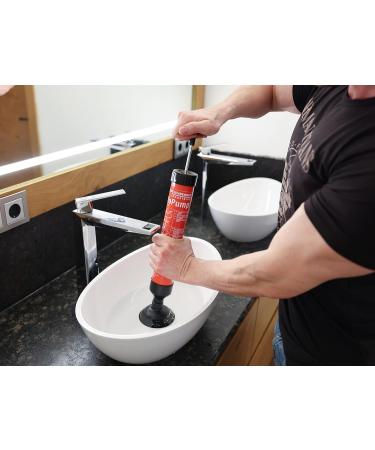 ROTHENBERGER Industrial suction pressure cleaner RoPump drain cleaner for removing pipe blockages in the siphon and drain area. & Mr Muscle Gel Drain Unblocker 2 x 1 Litre + DRAIN_OPENER_SUBSTANCE COST39512 - Buy Online on SooperMarket.com