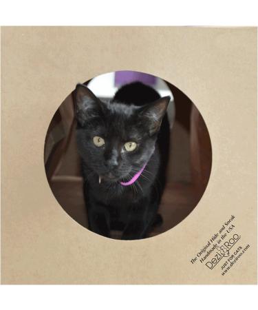 Dezi & Roo Hide and Sneak Collapsible Paper Tunnel: Interactive Cat Toy for Enrichment - Buy Online on SooperMarket.com