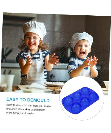 DECHOUS 2 Pcs Six Egg Mold Silica Gel 3D Gift Biscuit - Buy Online on SooperMarket.com