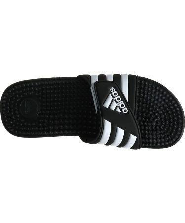 Adidas Adissage Slides Sandal - Unisex | Black/White | Size 11W/10M - Buy Online on SooperMarket.com