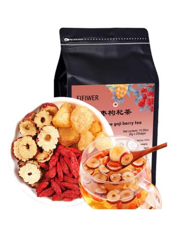 Red dates goji berries longan tea combination tea bag 10.58 ounces Red date longan goji berry tea Longan Jujube Wolfberry Fruit Tea