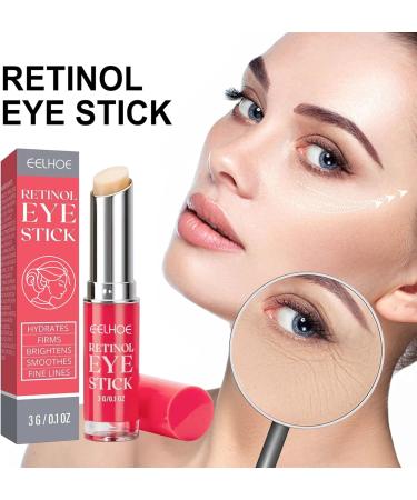 Eye Stick Reduces Wrinkles Saggy Skin Puffy Eyes Retinol Eye Cream for Dark Circles Puffiness Under Eye Bags Fine Lines Wrinkles - Buy Online on SooperMarket.com
