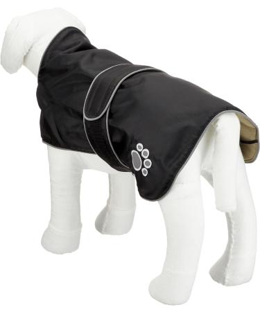 TRIXIE Water-Repellent Dog Coat - Mantel Orl ans Black Size S (35cm) - Ideal for Small Dogs - Durable & Stylish - Buy Online on SooperMarket.com