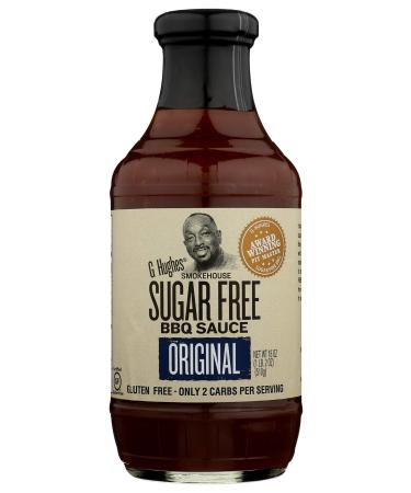 G Hughes Smokehouse Sugar Free BBQ Sauce Original 18 oz (510 g)