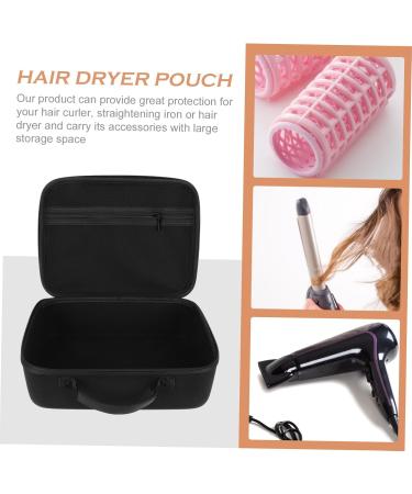 Gogogmee 1pc Hair Dryer Storage Bag Carrying Portable Travel Pouch for Hair Styling Tools Suitcase Black Eva - Buy Online on SooperMarket.com