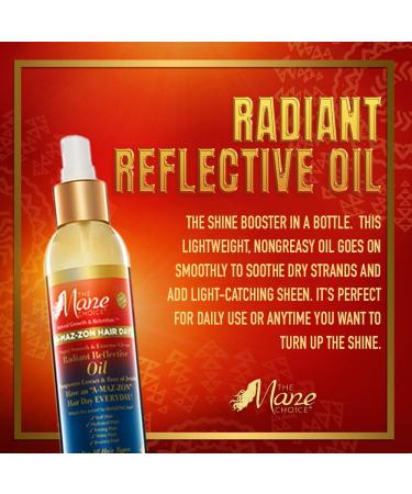 Buy The Mane Choice A-MAZ-ZON Hair Day - Radiant Reflective Oil | Lightweight Shine Booster with Biotin & Amla Oil for Moisture & Shine - 8 OZ - International Shipping Available - Buy Online on SooperMarket.com