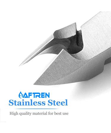 Professional 1/2 Jaw Cuticle Cutter Cuticle Nipper Stainless Steel Manicure Feet Hands Ingrown Toenail Cuticles Cuticle Scissors (Light Blue) - Buy Online on SooperMarket.com