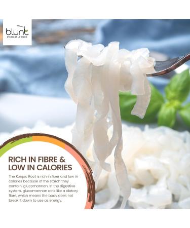 Blunt Konjac Noodles Penne Fetuccine and Spaghetti Variety 6 x 270 Grams - Easy-to-Make Instant Noodles Multipack - Gluten-Free & Rich in Fibre Shirataki Noodles UK - Ready in 2 Minutes - Buy Online on SooperMarket.com