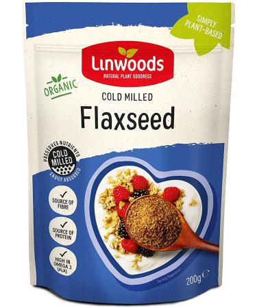 Linwoods Organic Milled Flaxseed 200g 200 g (Pack of 1)