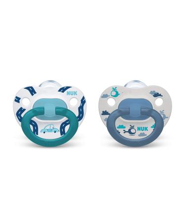 NUK Orthodontic Pacifiers, Blue, 18-36 Months, Pack of 2