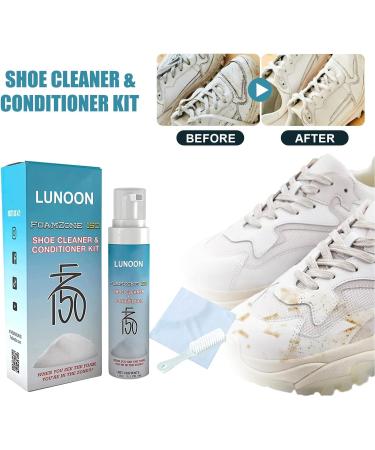 Mashin Fz150 Shoe Cleaner | Foamzone 150 Shoe Cleaner | Foamzone 150 Shoe Cleaner Kit for White Shoes | Remove Stain Dirt and Grime | FoamZone 150 Shoe Cleaner & Conditioner Kit 1pcs - Buy Online on SooperMarket.com
