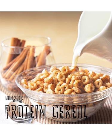 High Protein Low Carb Cereal - 15g Protein, 6g Net Carbs - Cinnamon Flavor - Buy Online on SooperMarket.com