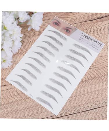 NOLITOY 2pcs 3d Eyebrow Stickers Eyebrow Makeup Kit Eyebrow Transfer Stickers Template Eyebrow Trimming Miss - Buy Online on SooperMarket.com
