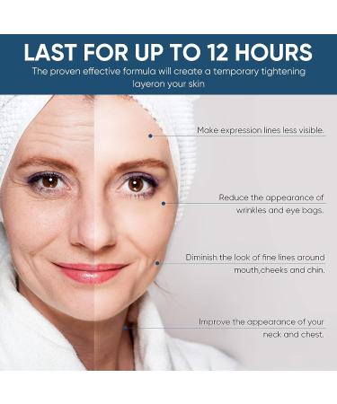 Instant Face Lift Cream - Tighten, Firm, and Smooth Skin - Face and Neck Wrinkle Treatment - Buy Online on SooperMarket.com