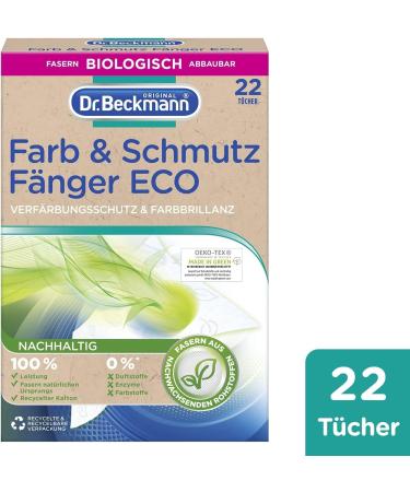 Dr. Beckmann Color & Dirt Catcher Eco - Long-Lasting Color Protection for 30 Washes | Reusable Cloth | 22 Towels in 1 Pack - Shop Internationally! - Buy Online on SooperMarket.com