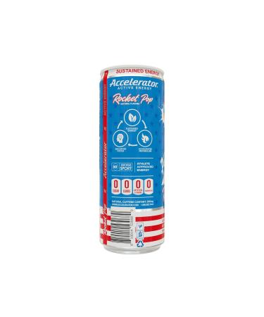 Accelerator Rocket Pop Energy Drink - 12 fl oz Can (Pack of 12) | Buy Internationally - Buy Online on SooperMarket.com