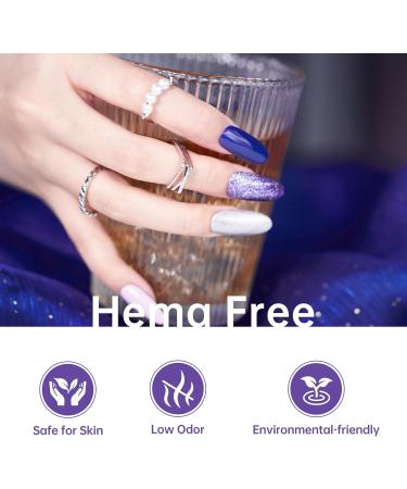 Beauty7 UV Nail Polish Set 6 Colours 7 ml Manicure Gift for Beginners Nail Art Salon DIY Gel Polish Shellac Nail Polish UV Gel Set for Nail Design Misty Ice - Buy Online on SooperMarket.com