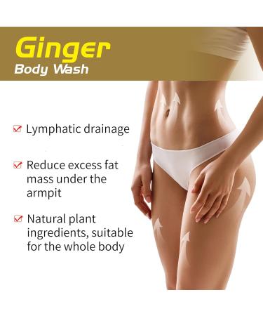 Lymph Drainage Herbal Shower Gel | Organic Ginger Slimming Body Wash 100ml - Enhance Your Wellness Globally - Buy Online on SooperMarket.com
