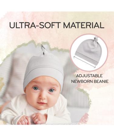 KiddyCare Organic Cotton Baby Hats - Costal Breeze (Charcoal Amber Teal) - 0-12 Months - Buy Online on SooperMarket.com
