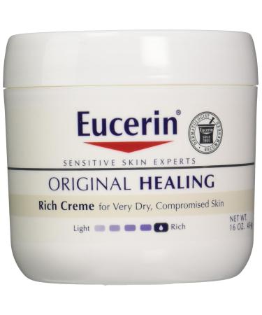 Eucerin Original Healing Cream - Fragrance Free Lotion for Extremely Dry Skin - 16 oz Jar | International Shipping Available - Buy Online on SooperMarket.com
